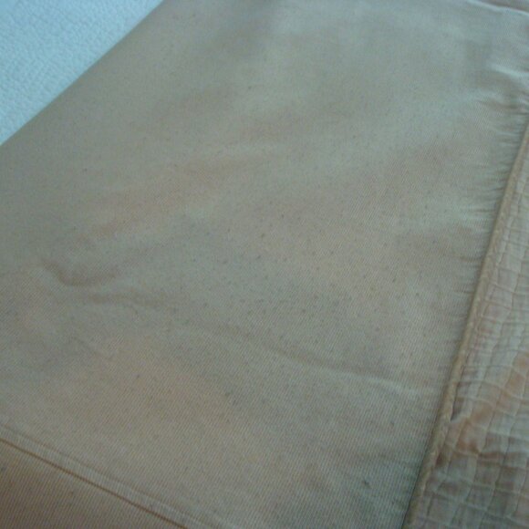 Macy's Hotel Collection Queen Size Duvet Cover & Pillow Sham Soft Gold - Picture 3 of 10